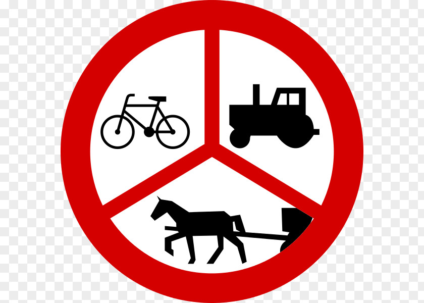 Bicycle Prohibitory Traffic Sign Road PNG