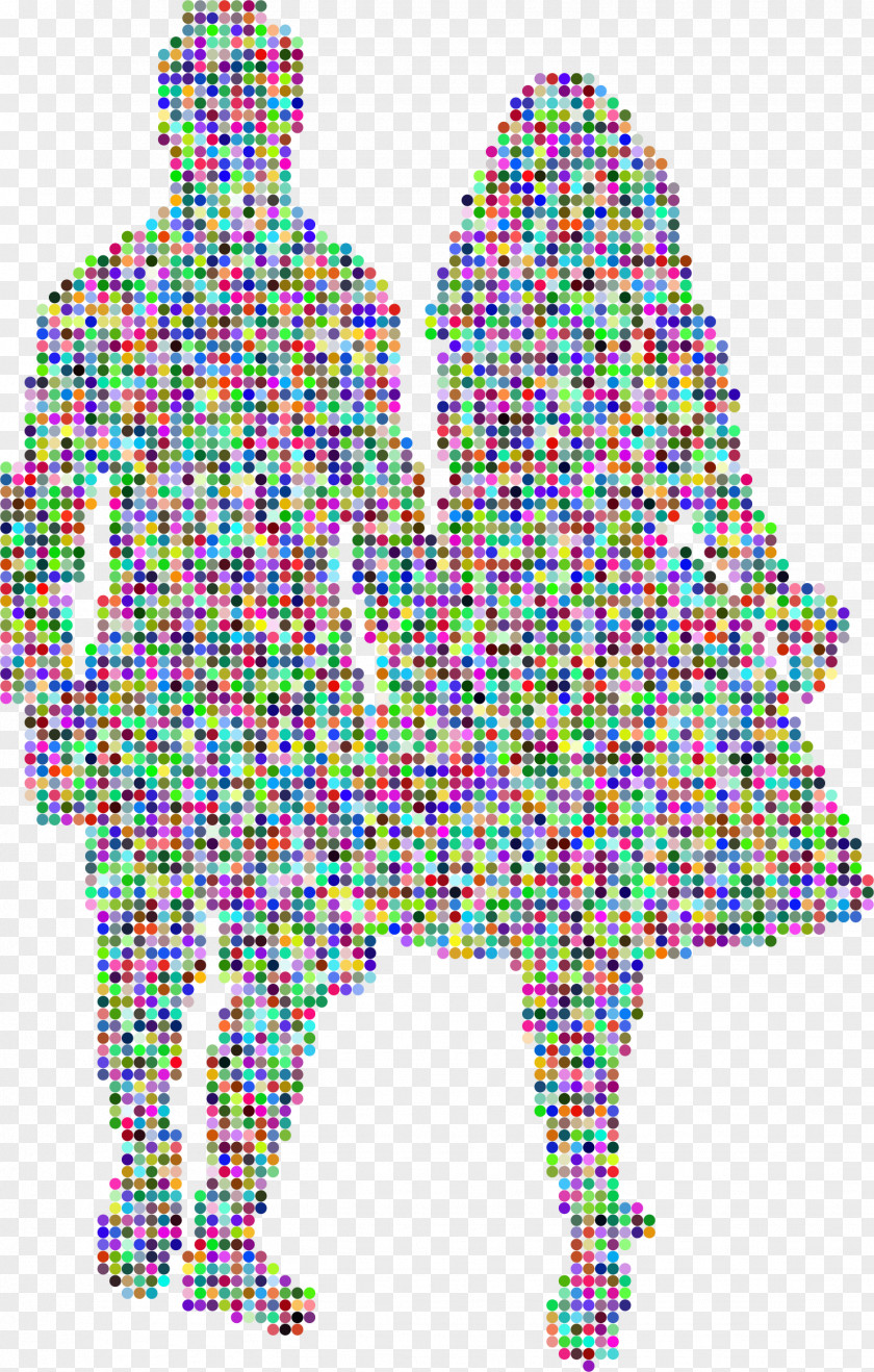 Couple Love Art Silhouette Holding Hands Clip PNG