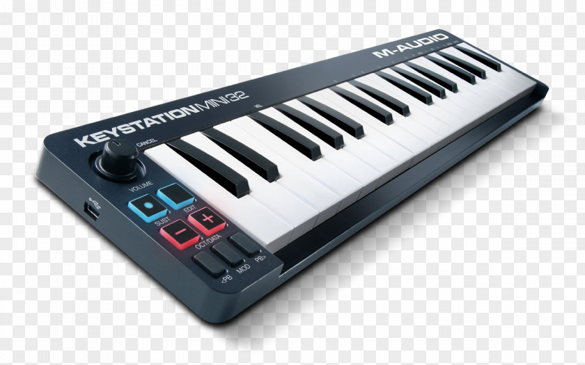 Mini MIDI Controllers Keyboard Musical Instruments M-Audio PNG