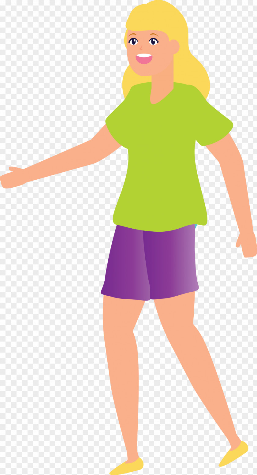 Shoe Yellow Character Muscle Line PNG
