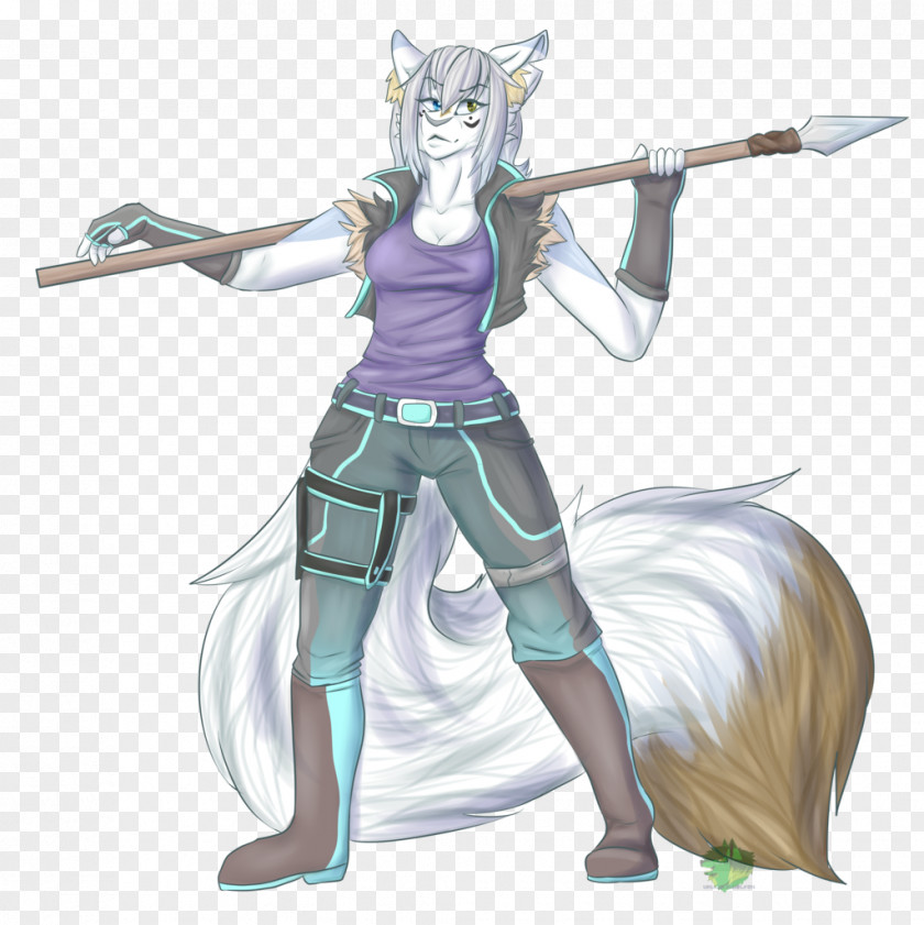 Artic Wolf Costume Design Cartoon Legendary Creature PNG