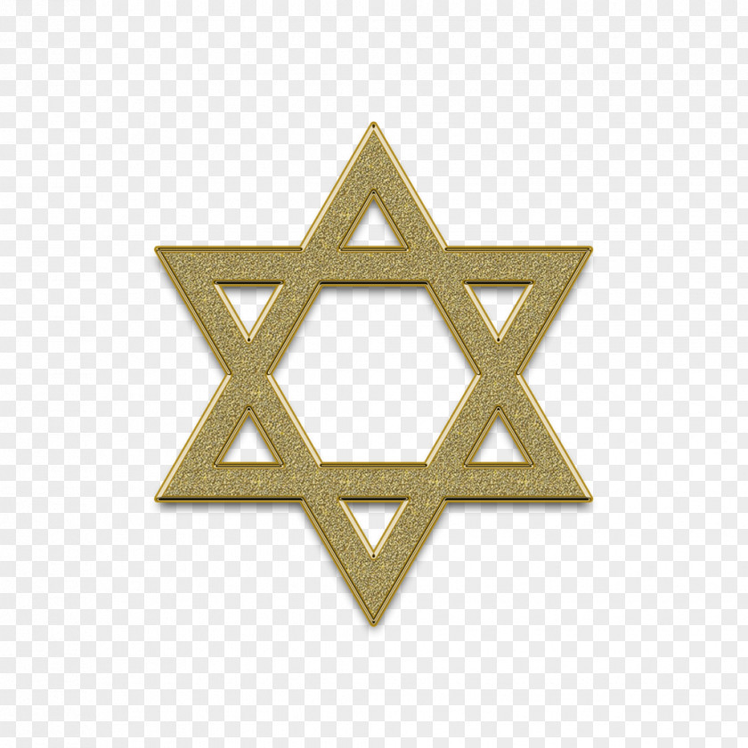 Brass Beige Star Symbol PNG