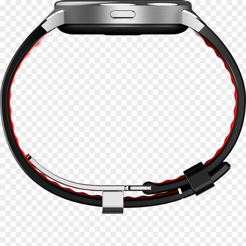 Large SmartwatchWatch Alcatel One Touch Mobile OneTouch Smart Watch SM02 Black/Red PNG