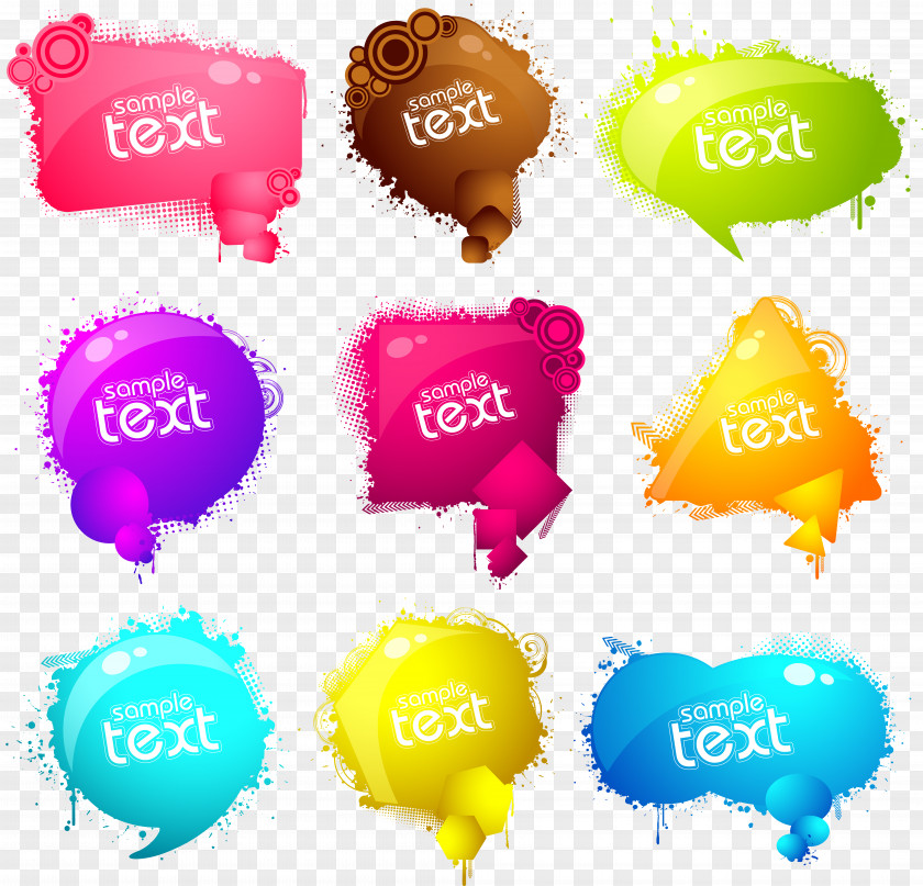 Splash Tag Dialog Box Euclidean Vector Speech Balloon PNG