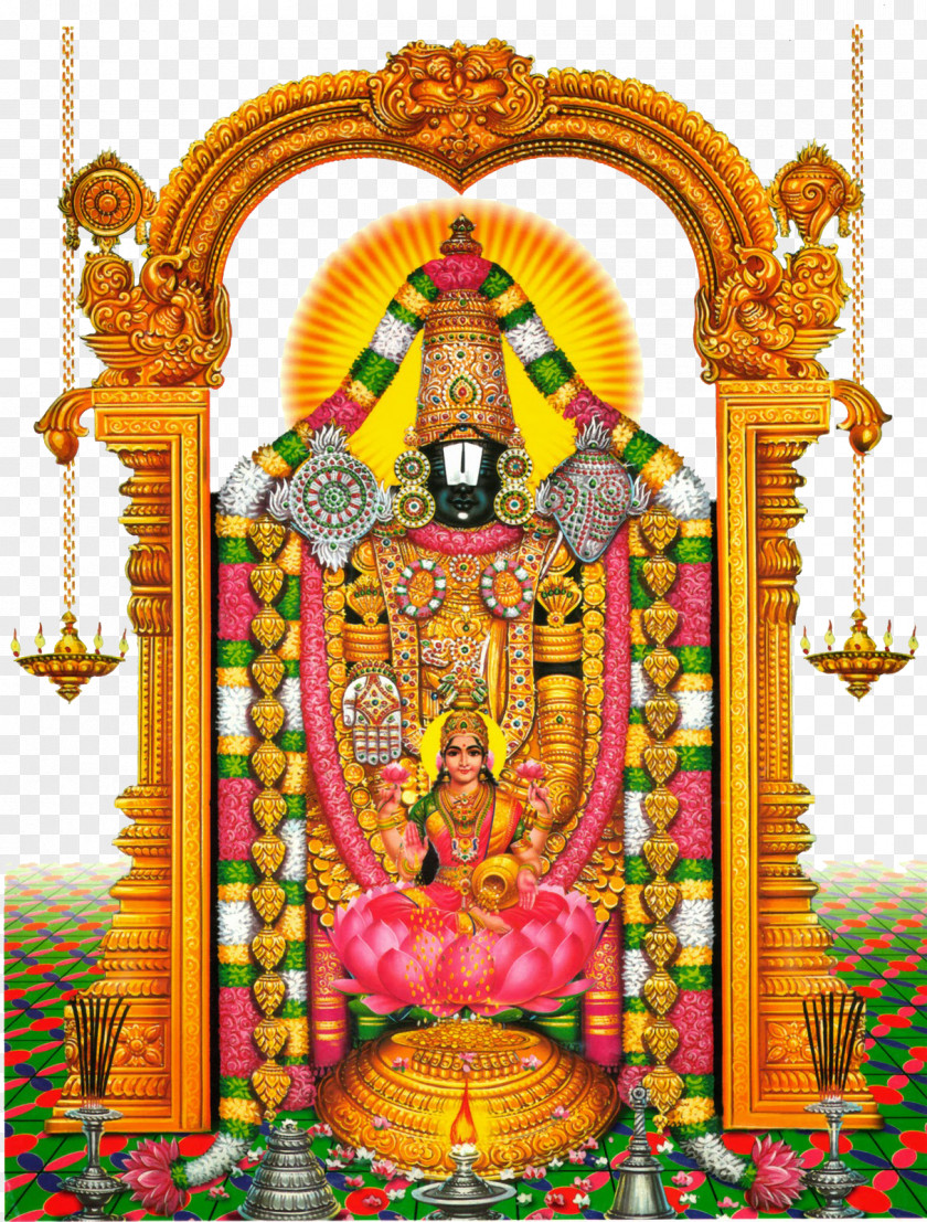 Venkateswara Image Tirumala Temple Ganesha Deity PNG