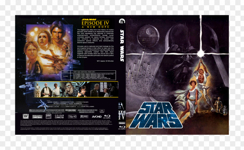 Blu-ray Effects Star Wars Film Poster Artist PNG