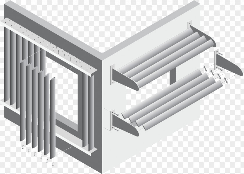 Building Louver Aluminium Awning Blade PNG