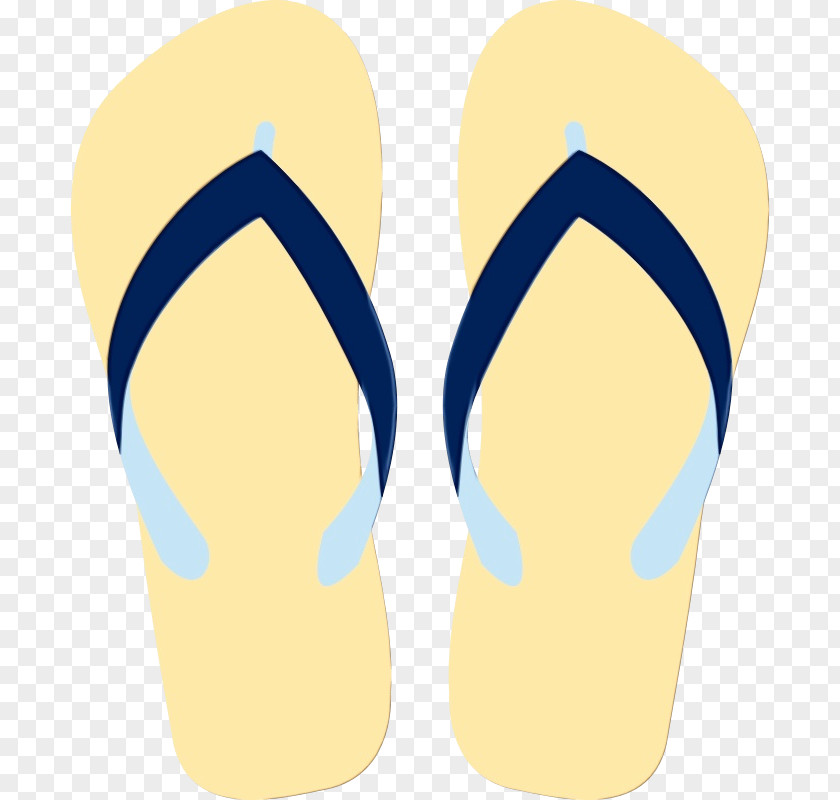 Footwear Flip-flops Yellow Slipper Shoe PNG