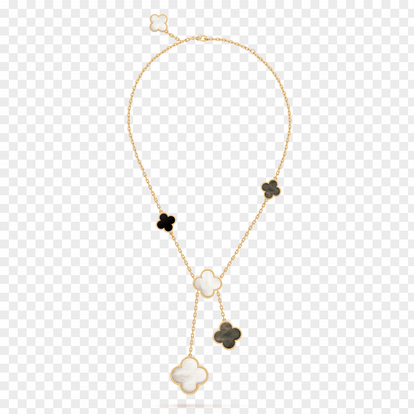 Necklace Van Cleef & Arpels Jewellery Alhambra Charms Pendants PNG