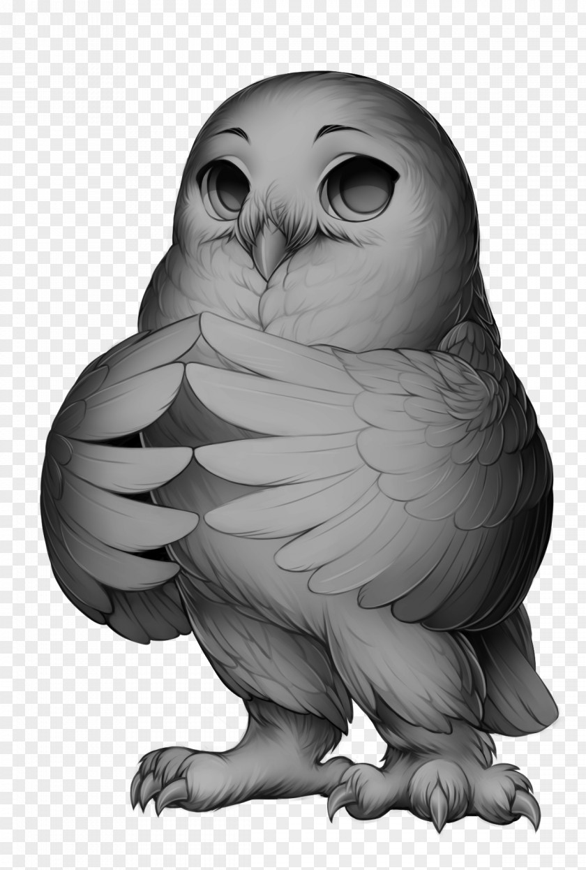 Owl Great Horned Bird Snowy Barn PNG