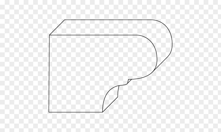 Angle White Furniture Line Art Point PNG