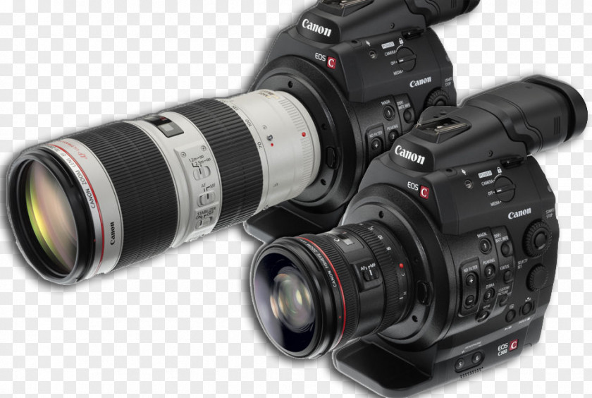 Canon C300 EOS Mark II EF Lens Mount Camcorder PNG