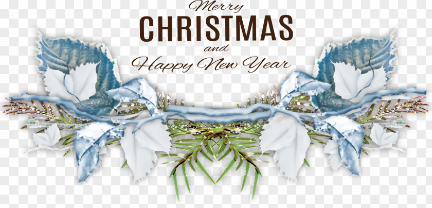 Merry Christmas Happy New Year PNG