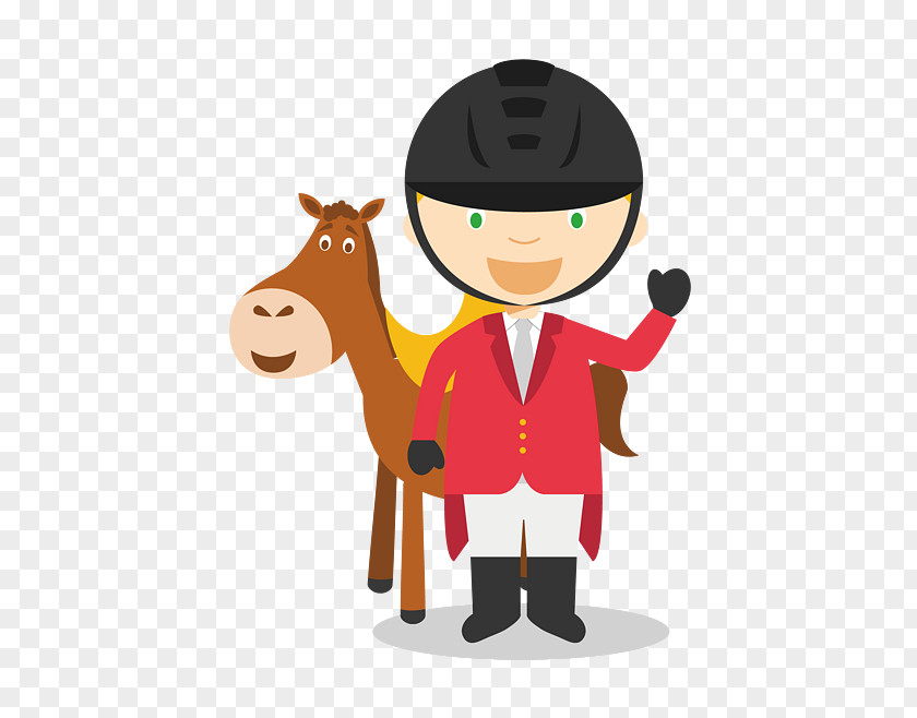 Cartoon Racecourse Knight Horse Equestrianism Illustration PNG