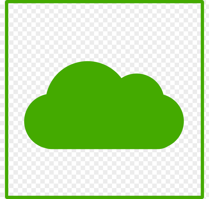 Green Cloud Cliparts Computing Clip Art PNG