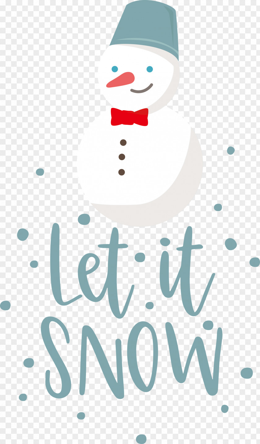 Let It Snow Snowflake PNG