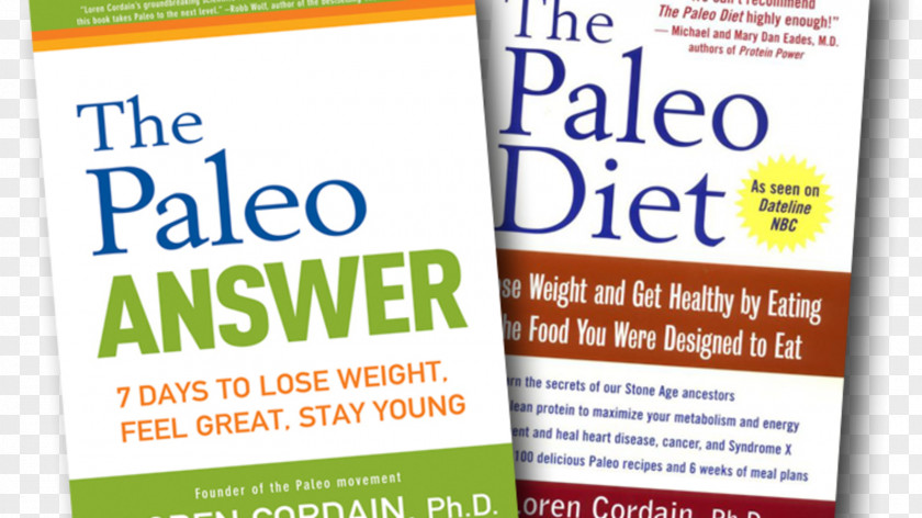 Paleo Diet The Answer: 7 Days To Lose Weight, Feel Great, Stay Young Hardcover Paperback Paleolithic Book PNG