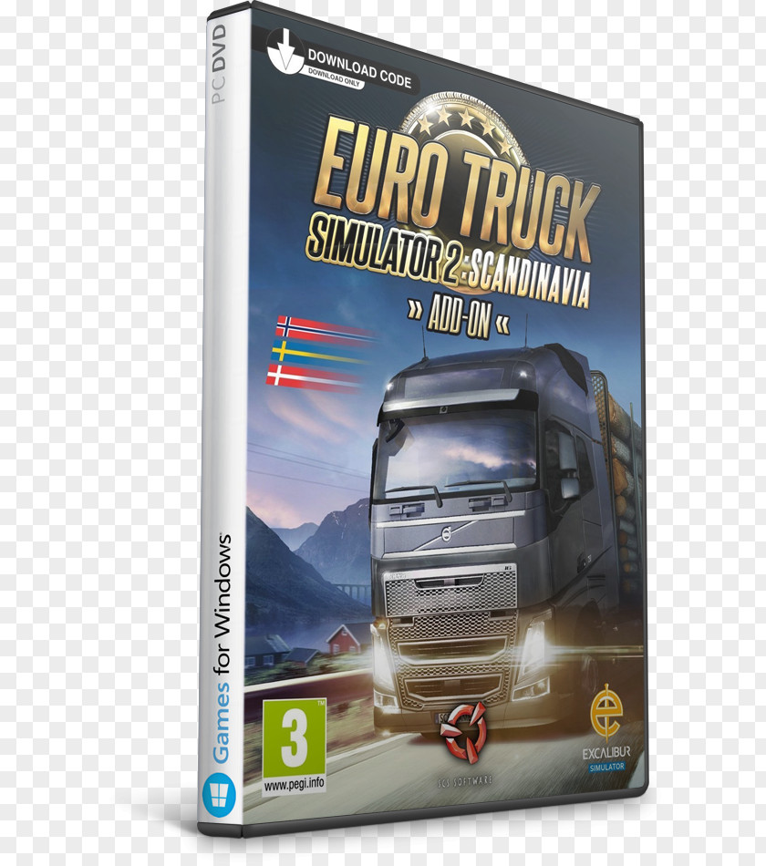 Truck Simulator Euro 2: Scandinavia Video Game Expansion Pack The Sims PNG