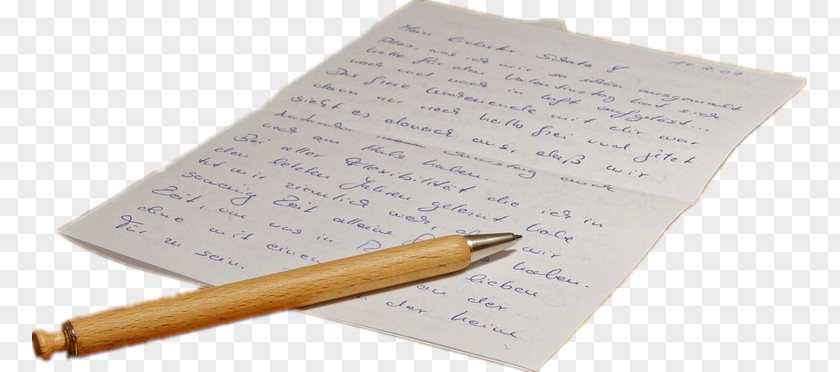 A Pen And Letter-filled English Paper Handwriting Text PNG