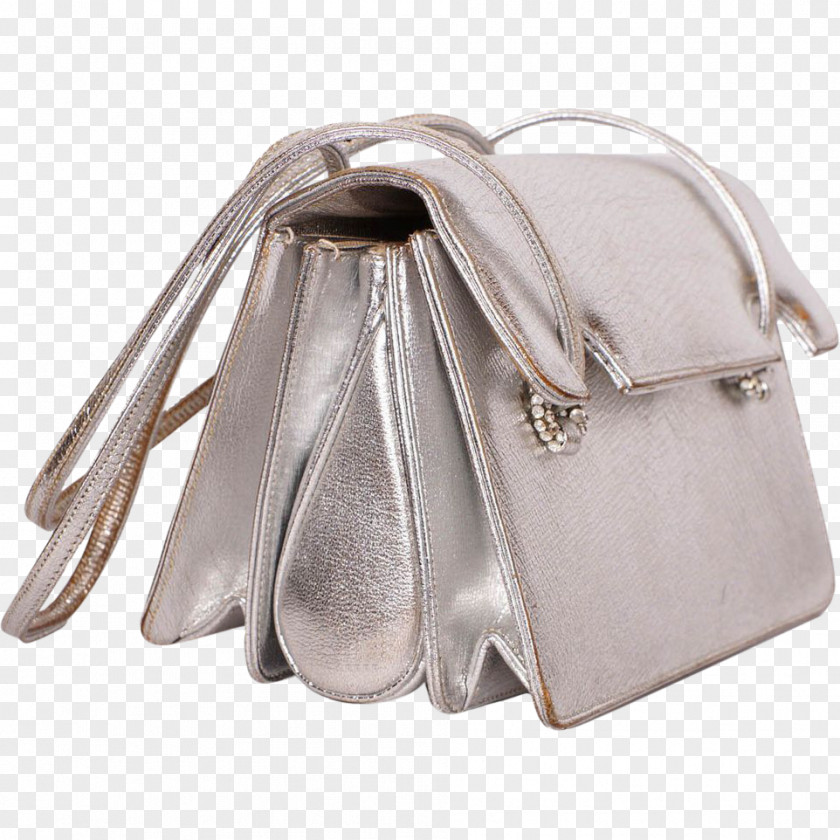 Handbag Leather 1960s PNG