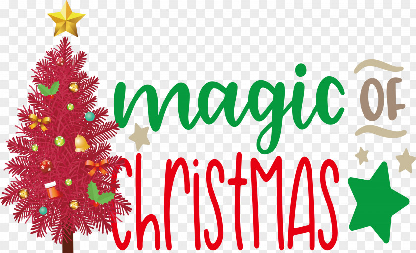 Magic Of Christmas PNG