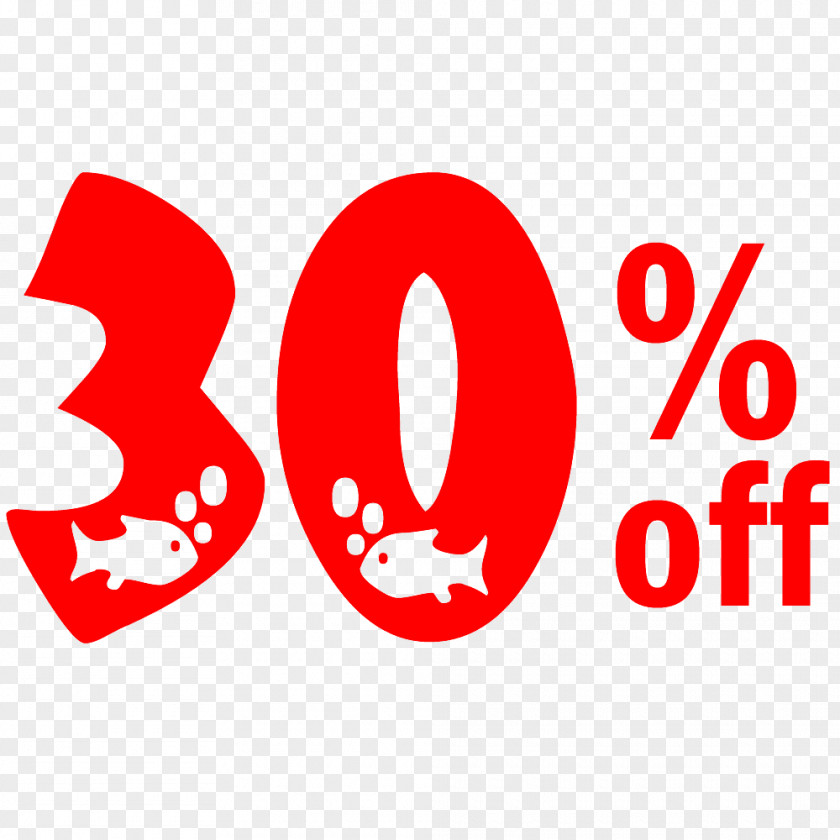 New Year Sale 30% Off Discount Tag. PNG