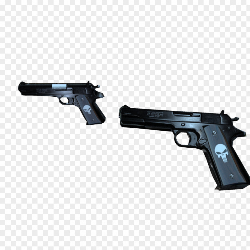 Punisher Trigger Firearm Weapon Revolver PNG