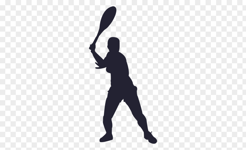 Silhouette Sport Tennis PNG