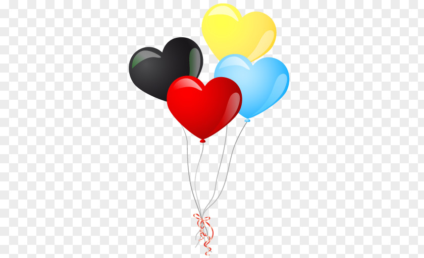 Balloon Image Heart Icon PNG