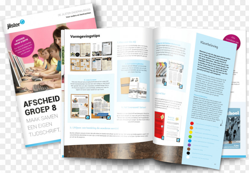 Design Magazine Mockup Jilster B.V. Brochure PNG