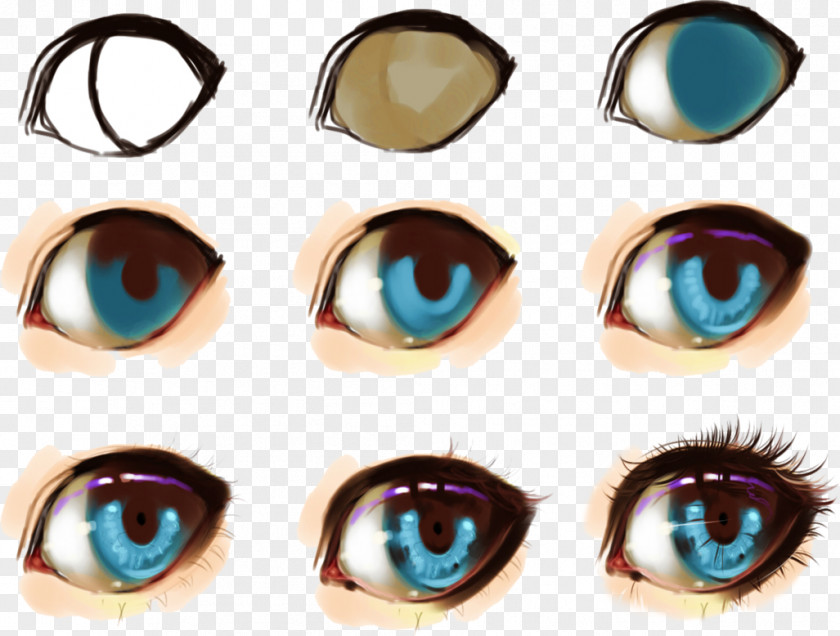 Eyes Drawing Digital Painting Art PNG