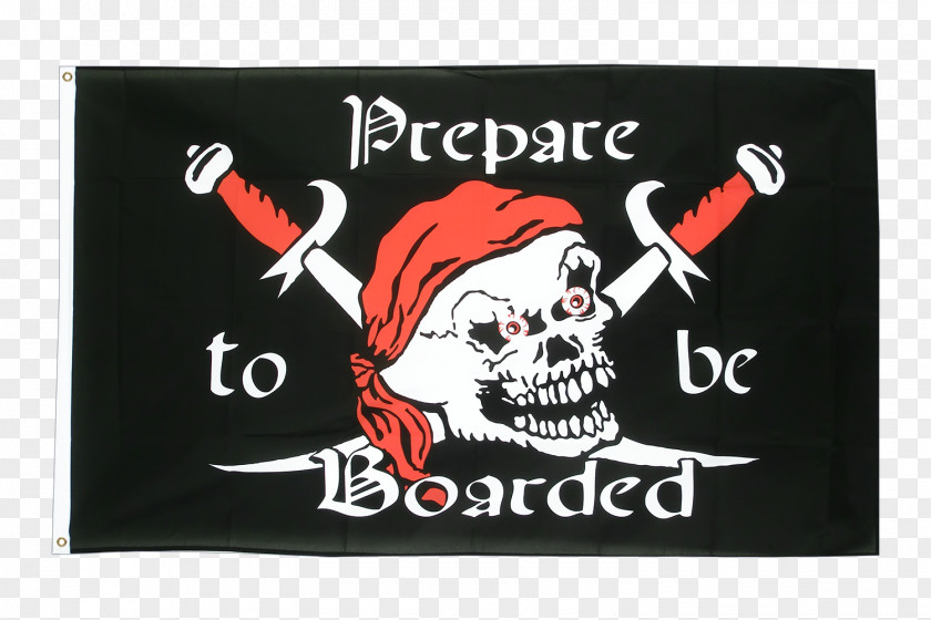 Flag Pirate Brand Skull Font PNG