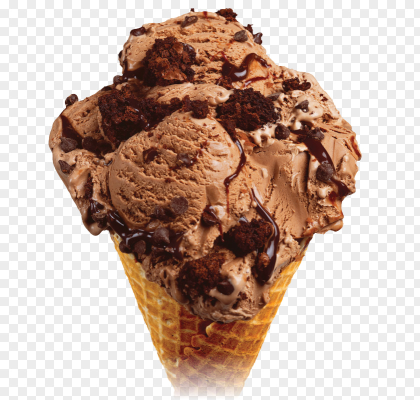 Ice Cream Chocolate Brownie Reese's Peanut Butter Cups PNG