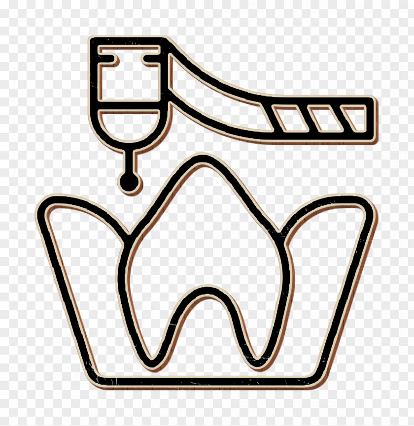 Molar Icon Medical Set Dental PNG