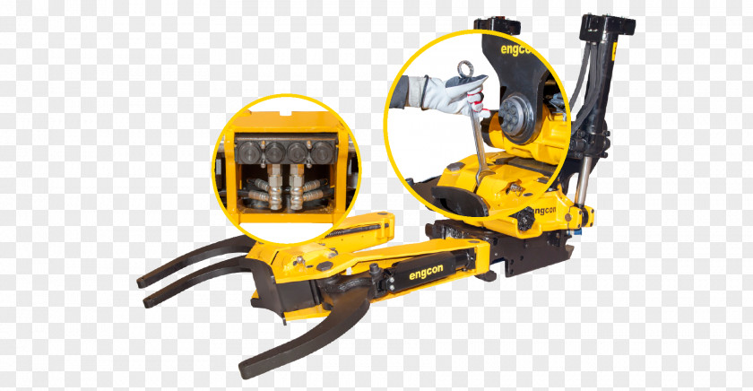 Q Version Engcon Tiltrotator Excavator Hydraulics Machine PNG