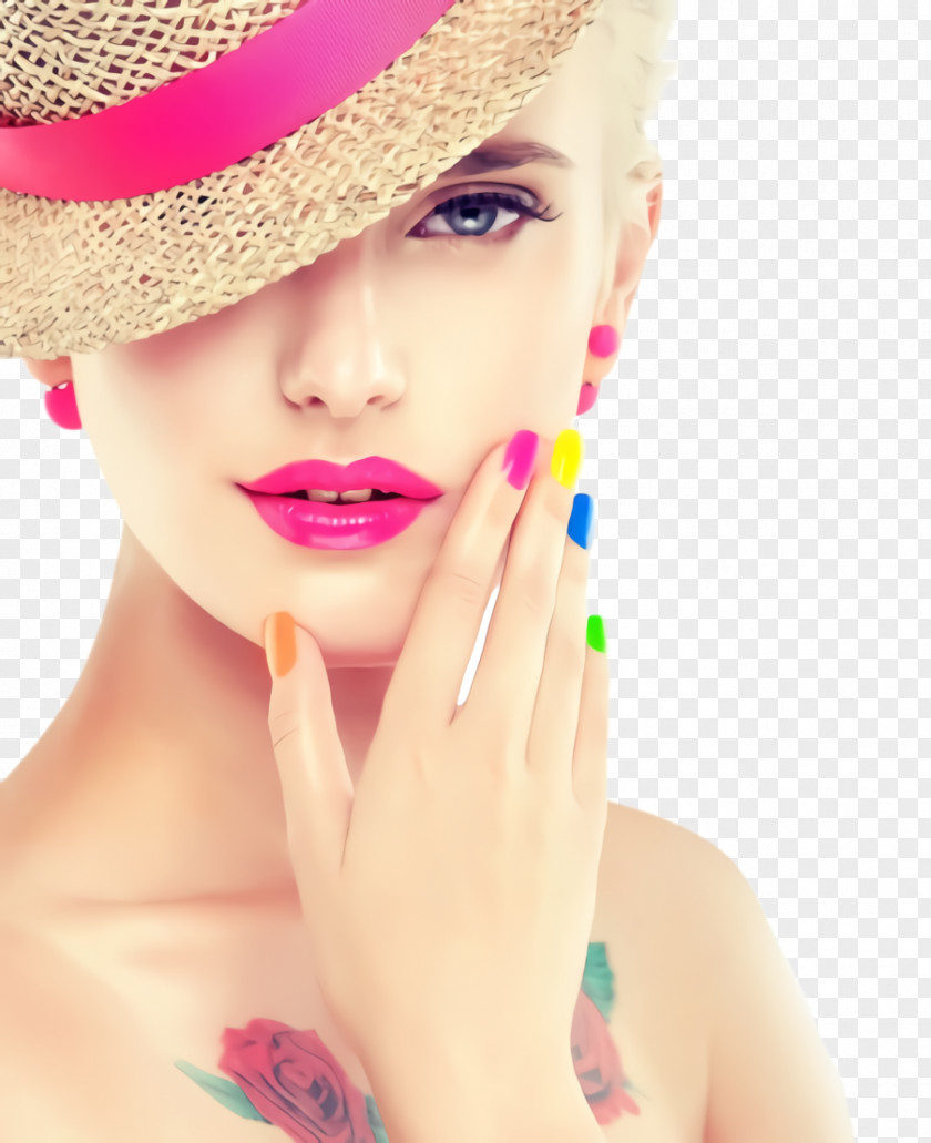 Chin Nose Face Skin Lip Beauty Pink PNG