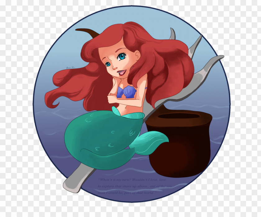 Mermaid Illustration Cartoon PNG