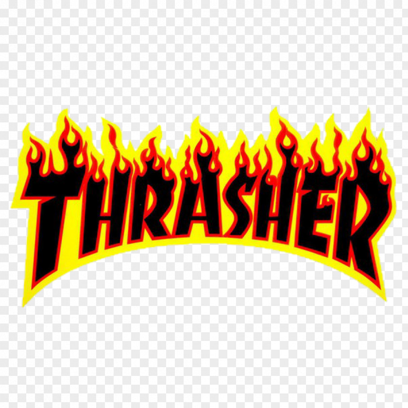 Skateboard Thrasher Sticker Skateboarding Decal PNG