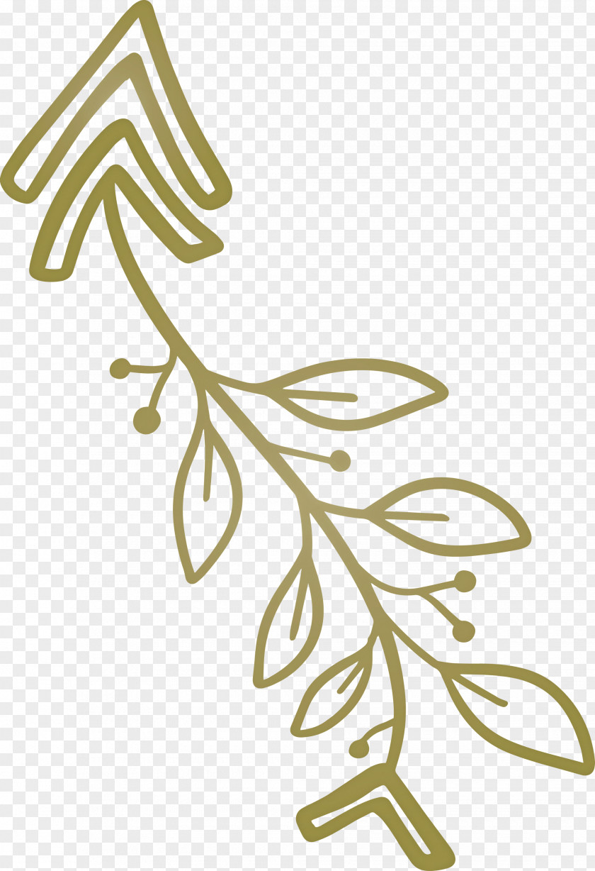 Boho Arrow Cute Hand Drawn PNG