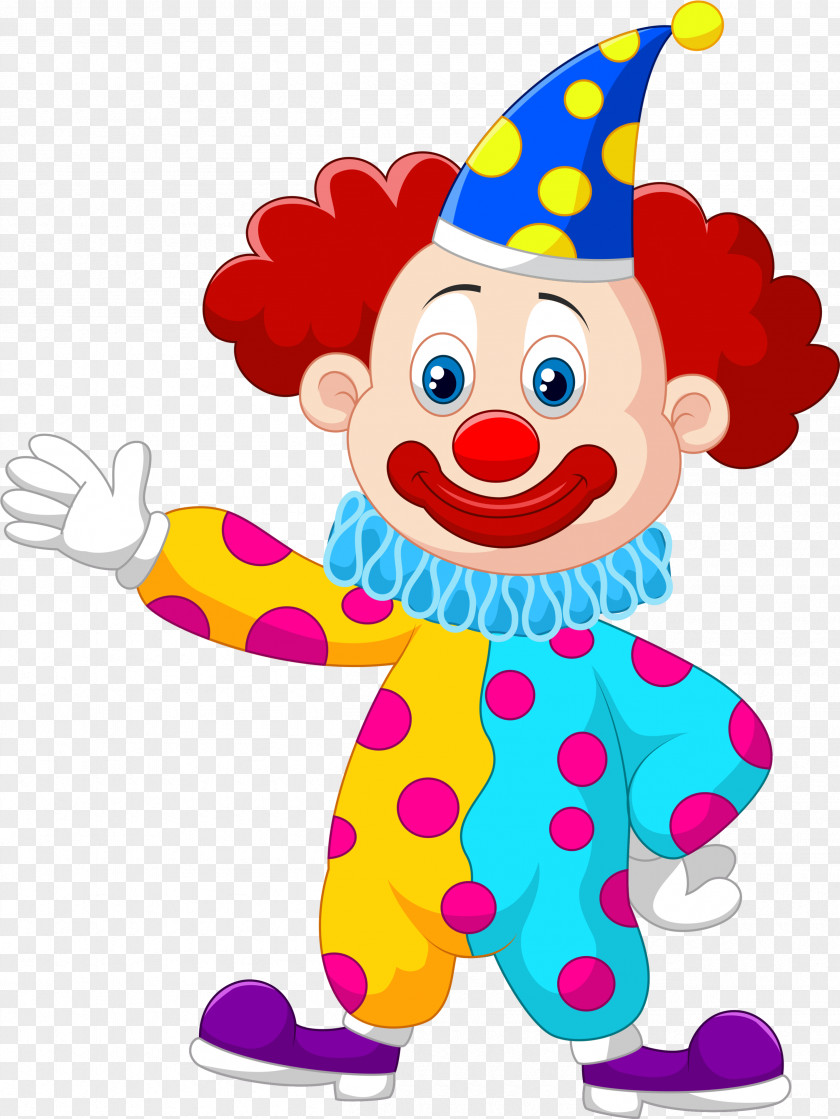 Clown Circus Cartoon Traveling Carnival PNG