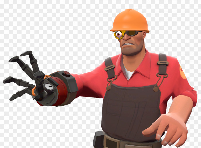 Googly Eyes Team Fortress 2 Thumbnail Construction Foreman Worker PNG