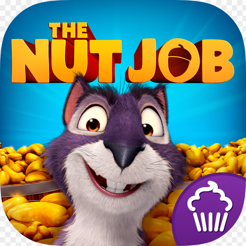 Nut Job The (The Official App) Surly Cupcake Digital Animated Film PNG