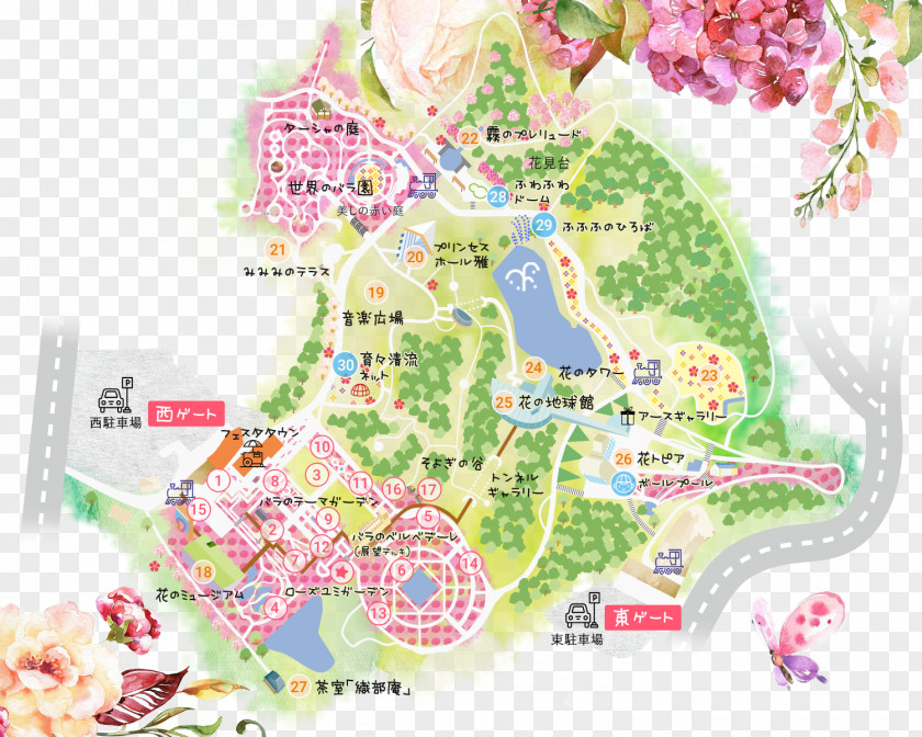 Park Hana Festa Memorial Urban Design Map PNG