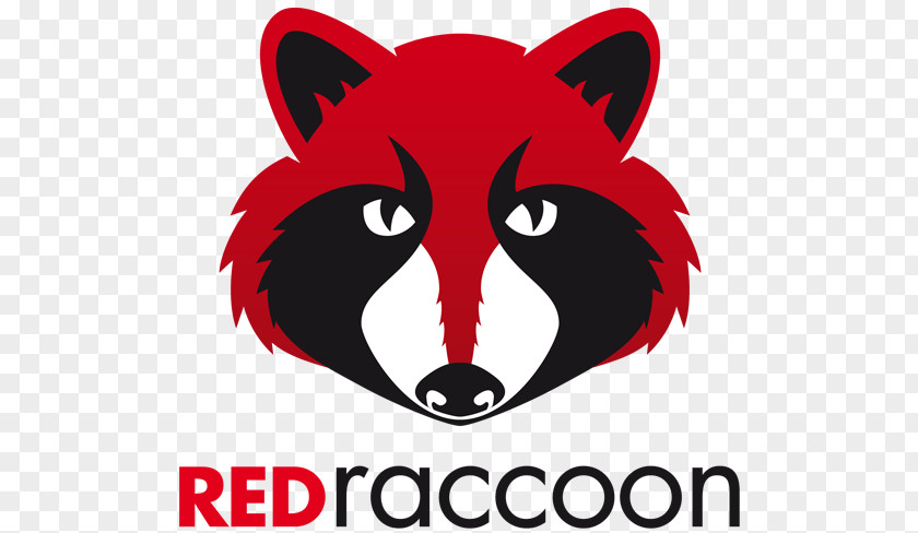 Red Web Website Raccoon Fox Hosting Service Domain Name PNG