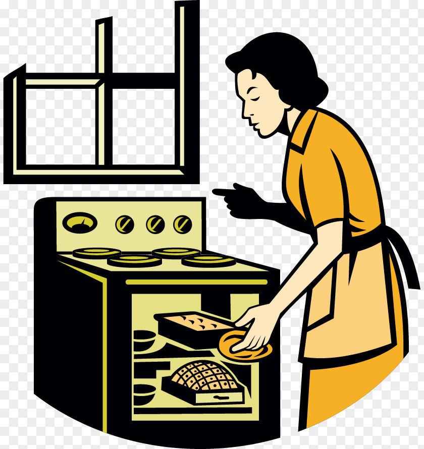 Vector Painted Toast Baking Cooking Clip Art PNG