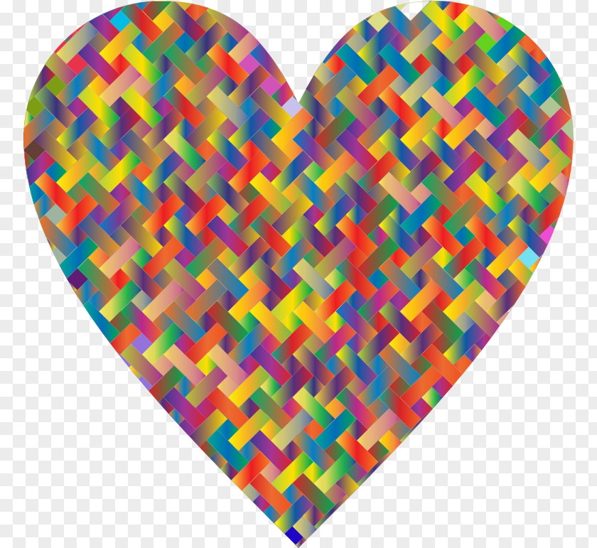 Weaving Heart Rhombus Clip Art PNG