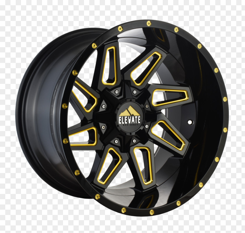 Car Alloy Wheel Tire Spoke Rim PNG