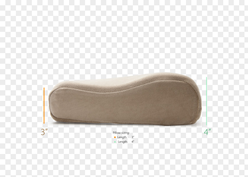 Orthopedic Pillow Comfort Beige PNG
