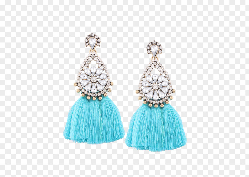 Wholesale Girls Dresses Earring Tassel Imitation Gemstones & Rhinestones Fringe Fashion PNG