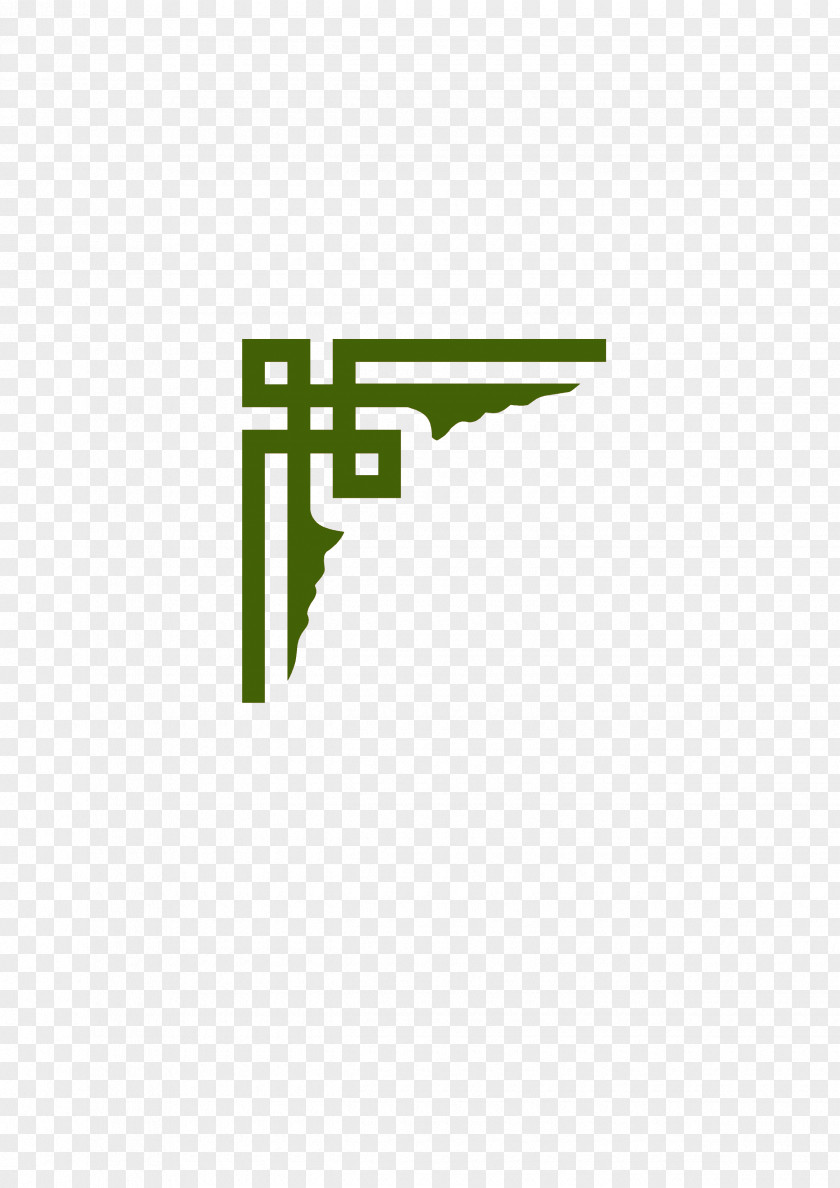 China Wind Frame Brand Logo Font PNG